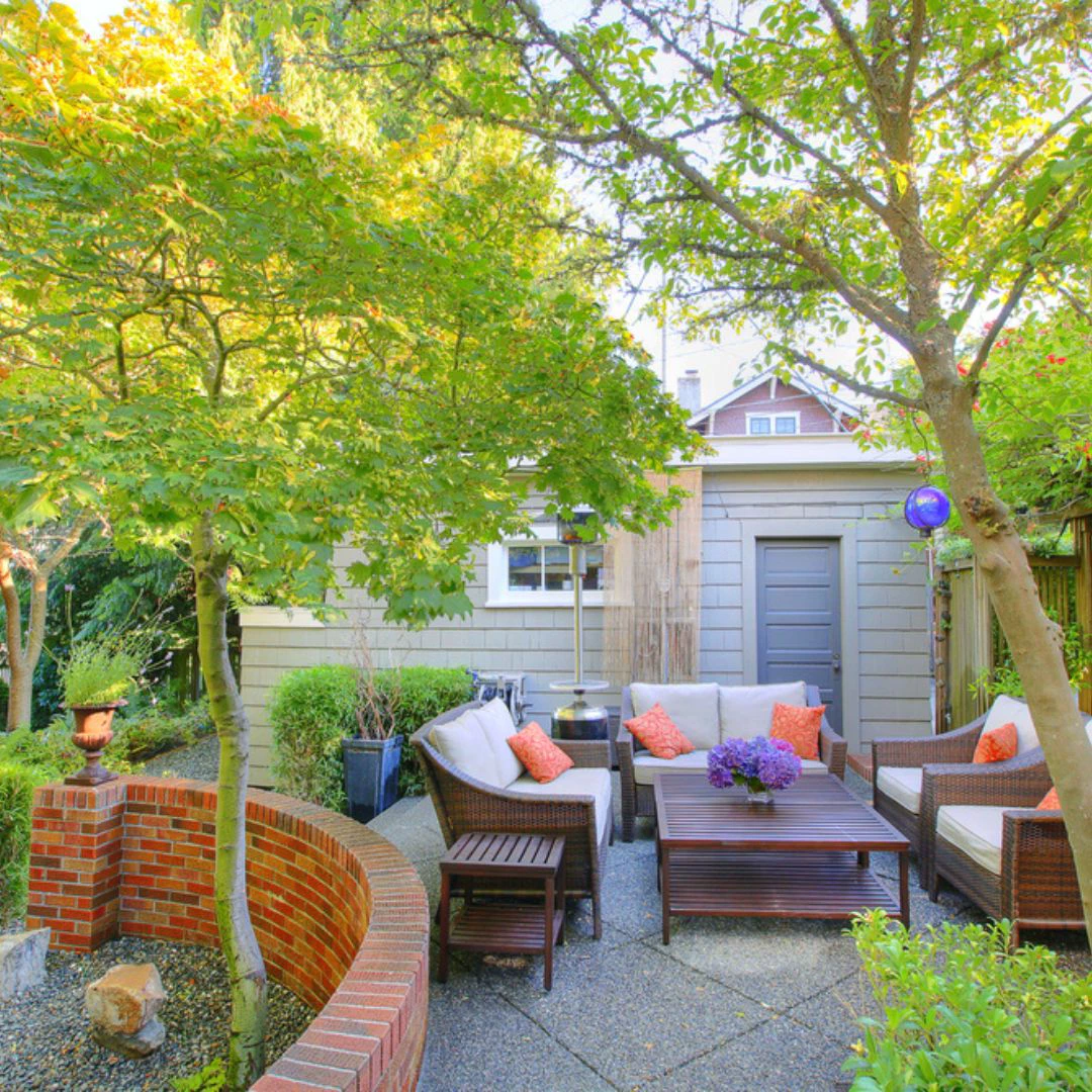 2 deciduous trees, thomas greenhouse